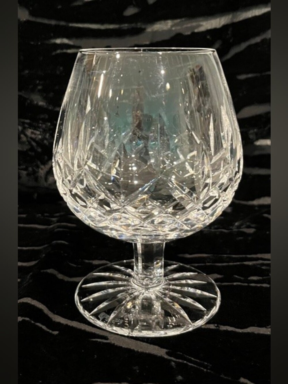 Waterford Crystal Lismore Brandy/Cognac Snifter Glass Set Of 2 (2) EUC Vintage